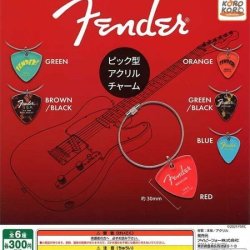 画像1: Ｆｅｎｄｅｒ　ピック型アクリルチャーム（再販）（１０月）【カプセルトイ　ガチャガチャ　ガチャポン】＋正規台紙１枚☆