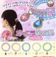 【再販】オーロラジュエルヘアゴム（１２月）【カプセルトイ　ガチャガチャ　ガチャポン】＋正規台紙１枚