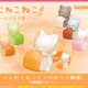 こねこねこスクイーズ（１２月）【カプセルトイ　ガチャガチャ　ガチャポン】＋正規台紙１枚