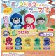 がおー！きょうりゅうさんのケープ（１月）【カプセルトイ　ガチャガチャ　ガチャポン】＋正規台紙１枚