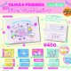 タマフレンズ　８０’ｓポケットティッシュポーチ（３月）３０個入り【４００円カプセルトイ　ベネリック】＋正規台紙