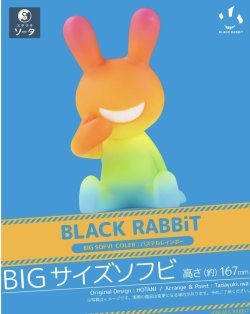 画像1: ＳＯ－ＴＡ／★ＴＦＣ　BLACK RABBiT BIG SOFVI COLOR：パステルレインボー（５月）