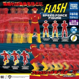 画像: THE FLASH SPEED FORCE FIGURE【カプセルトイ　ガチャガチャ　ガチャポン】＋正規台紙１枚☆