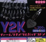 画像: Ｙ２Ｋチャームつき　メタルぱっちんどめ（３月）【２００円カプセルトイ　５０個入り　サン宝石】＋正規台紙