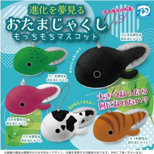 画像: 進化を夢見るおたまじゃくし もっちもちマスコット（３月）【４００円カプセルトイ　３０個入り　Ｄｉｓ】＋正規台紙