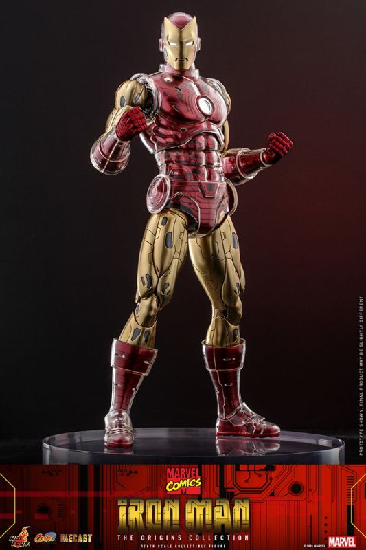 ｈｏｔ ｔｏｙｓ コミック マスターピース ｄｉｅｃａｓｔ マーベル コミック オリジンズ コレクション １ ６スケールフィギュア アイアンマン ２０２２年１２月 Stale